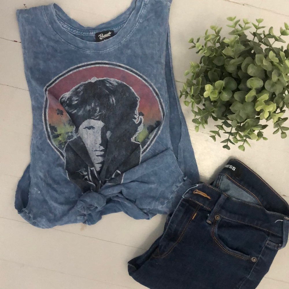 Graphic muscle tee